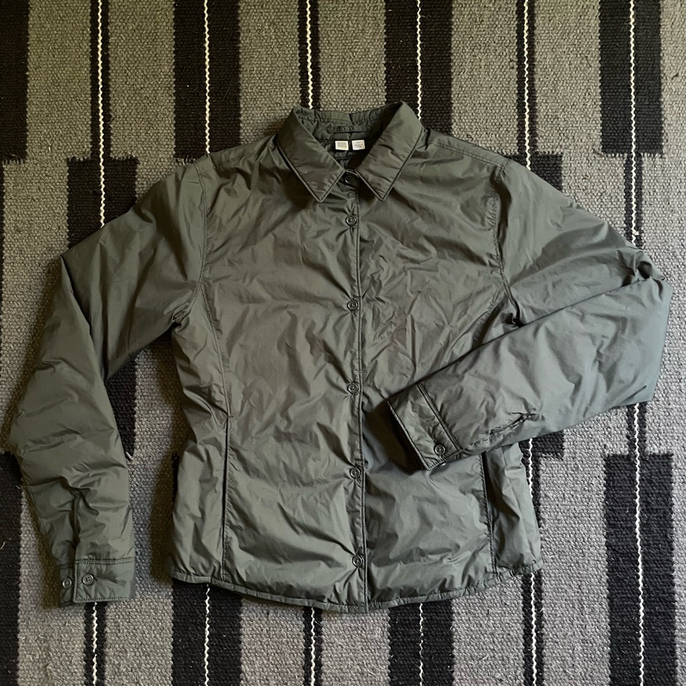 Uniqlo U down shirt jacket xs